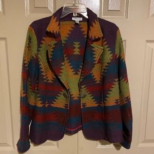 Coldwater Creek Southwest Style Blazer